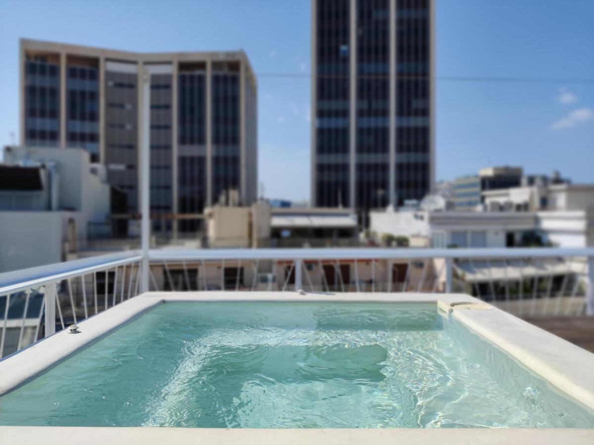 Unique Solar Penthouse With Jacuzzi And Sauna In Central Atene Esterno foto