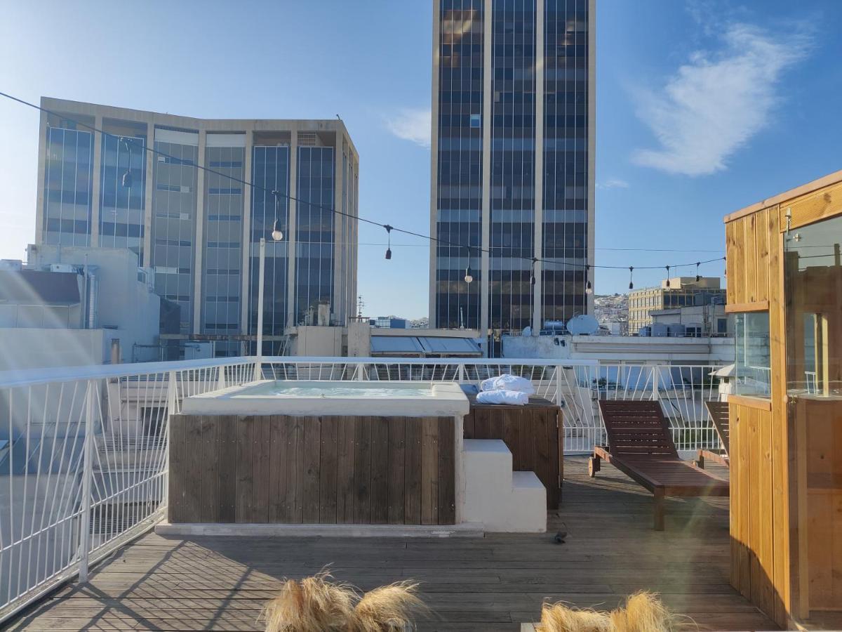 Unique Solar Penthouse With Jacuzzi And Sauna In Central Atene Esterno foto